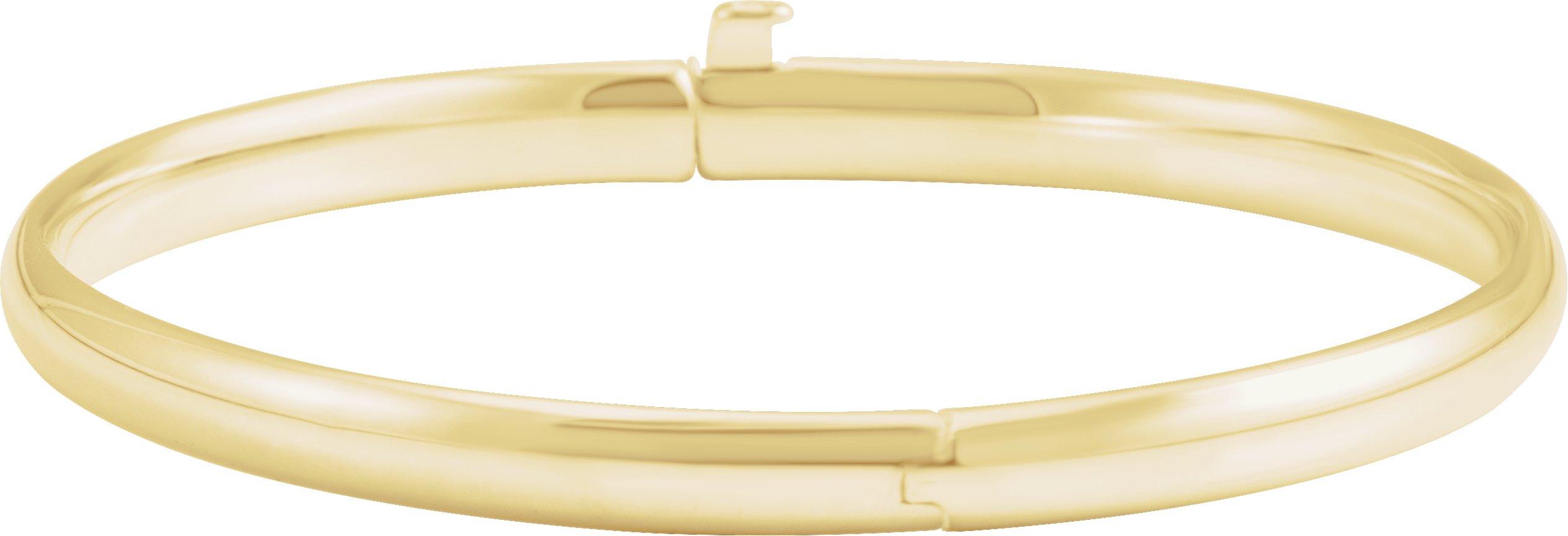 14K Yellow Baby Bangle 5 1/2" Bracelet