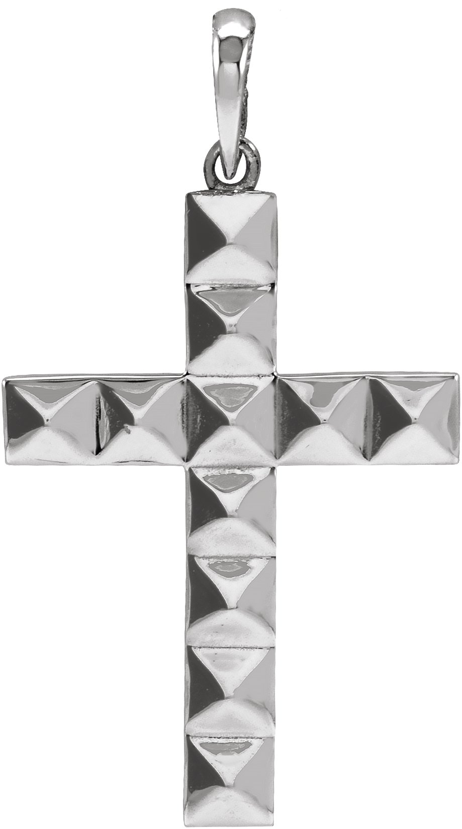 Pyramid Cross Necklace or Pendant