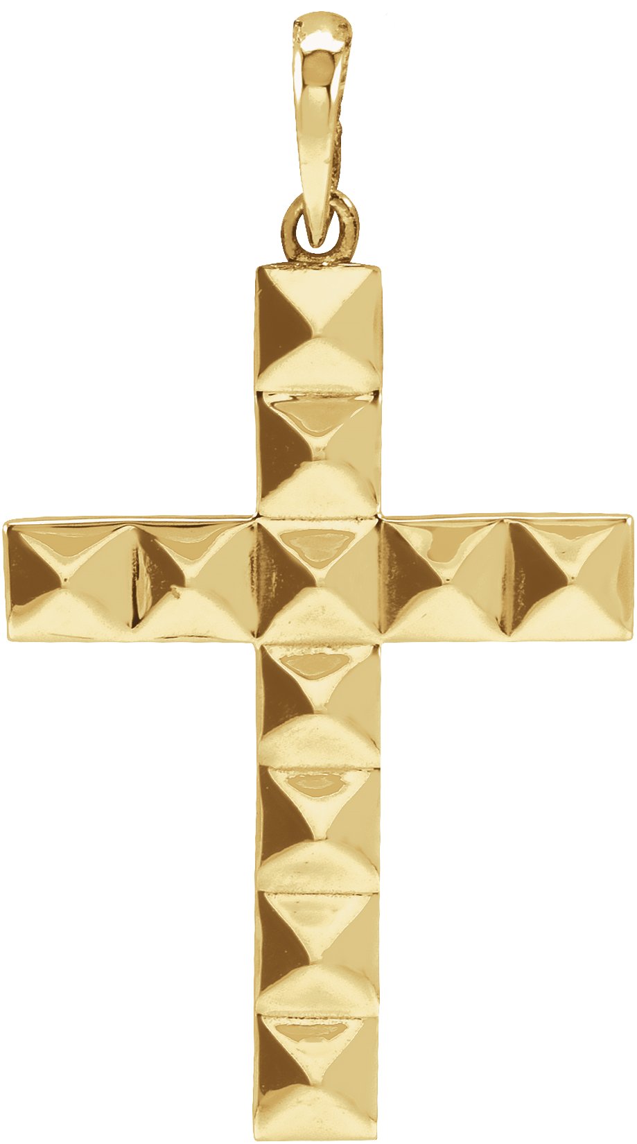 Pyramid Cross Necklace or Pendant