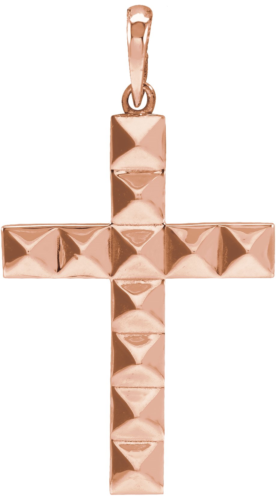 Pyramid Cross Necklace or Pendant
