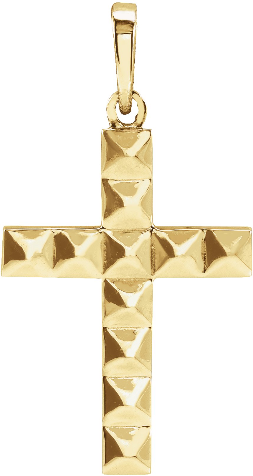 Pyramid Cross Necklace or Pendant