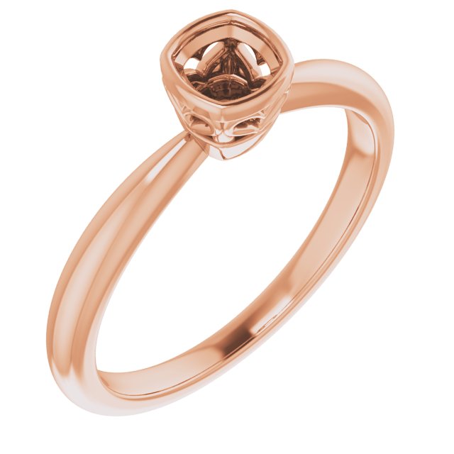 Bezel-Set Solitaire Ring