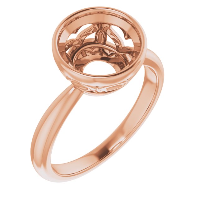 Bezel-Set Solitaire Ring