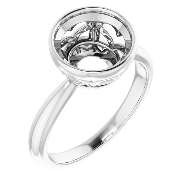 Bezel-Set Solitaire Ring
