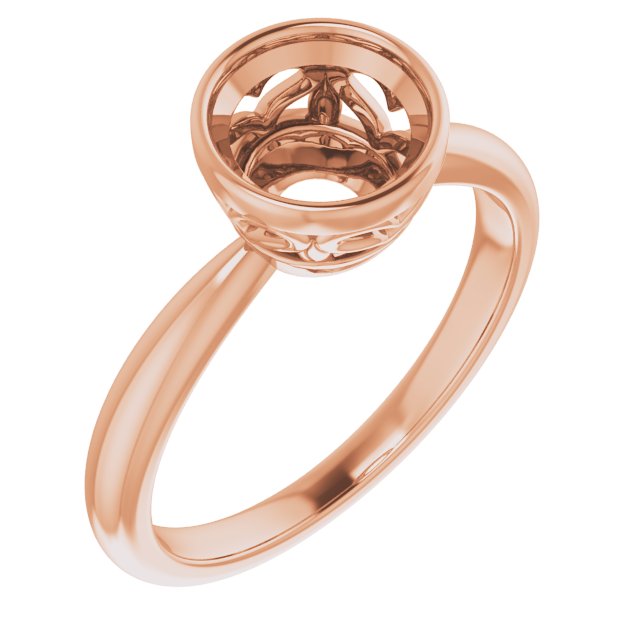 Bezel-Set Solitaire Ring
