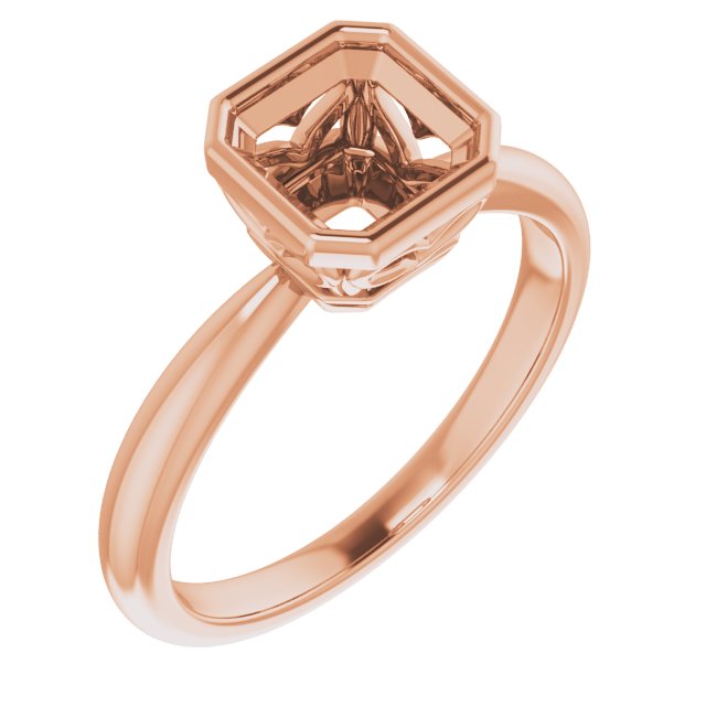 Bezel-Set Solitaire Ring