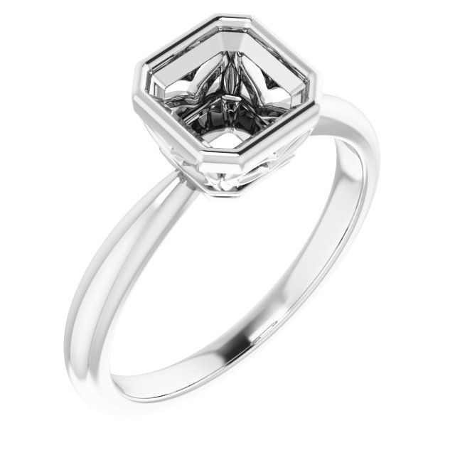 Bezel-Set Solitaire Ring