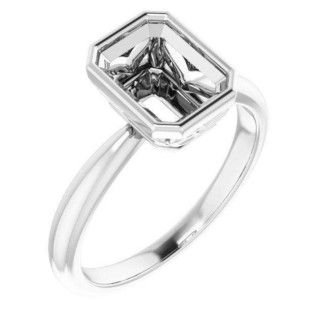 Bezel-Set Solitaire Ring