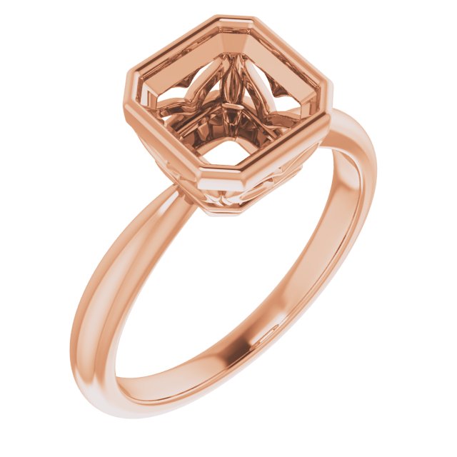 Bezel-Set Solitaire Ring