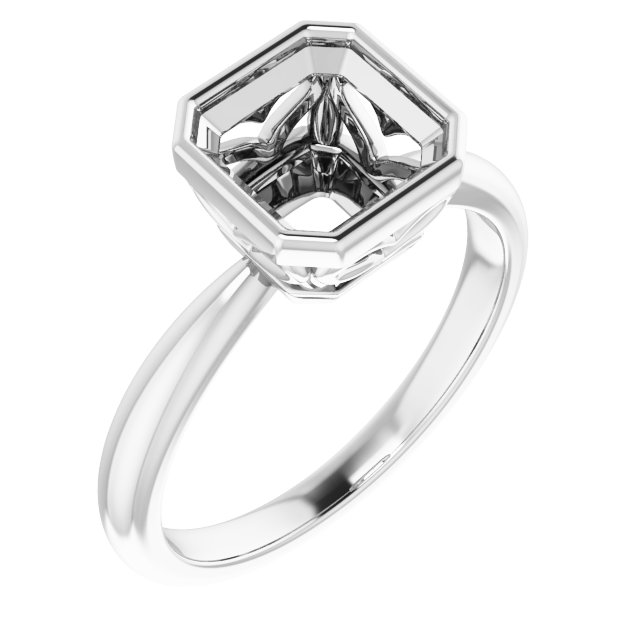 Bezel-Set Solitaire Ring