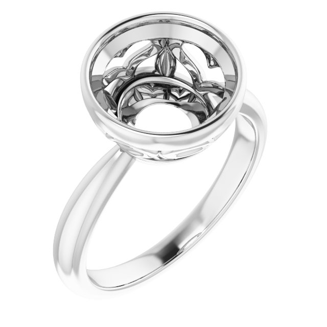 Bezel-Set Solitaire Ring