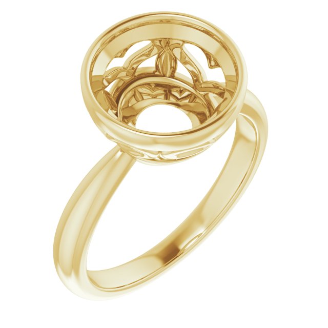Bezel-Set Solitaire Ring