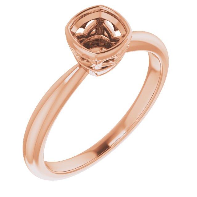 Bezel-Set Solitaire Ring