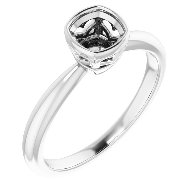 Bezel-Set Solitaire Ring