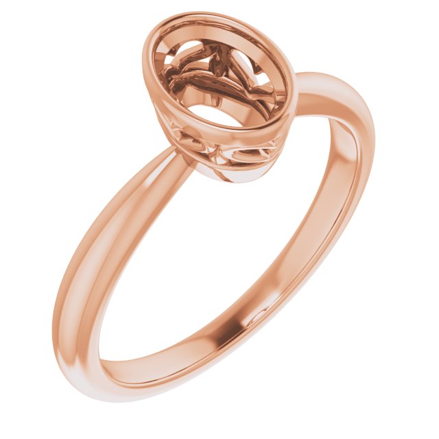 Bezel-Set Solitaire Ring