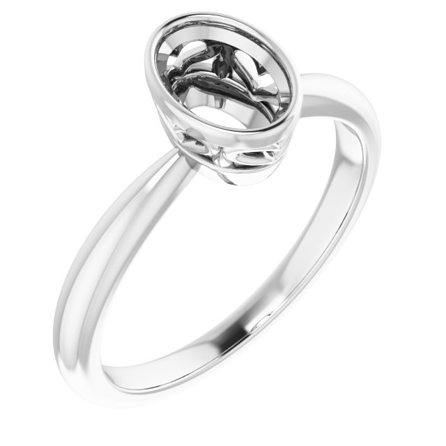 Bezel-Set Solitaire Ring