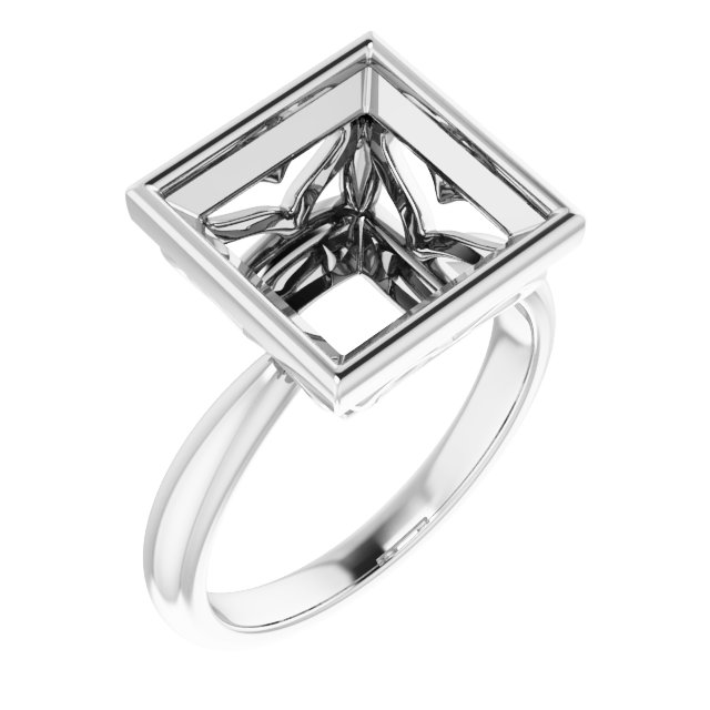 Bezel-Set Solitaire Ring