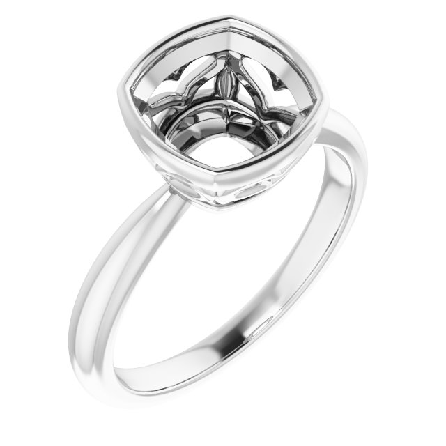 Bezel-Set Solitaire Ring
