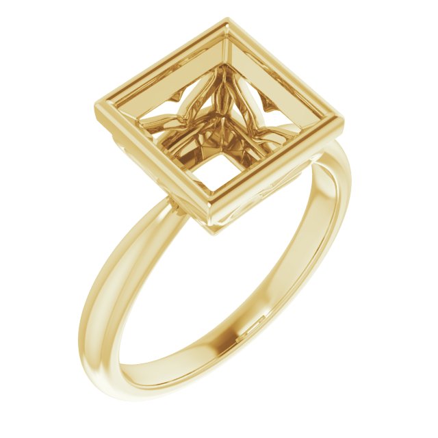 Bezel-Set Solitaire Ring