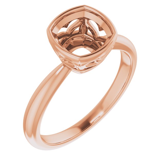 Bezel-Set Solitaire Ring