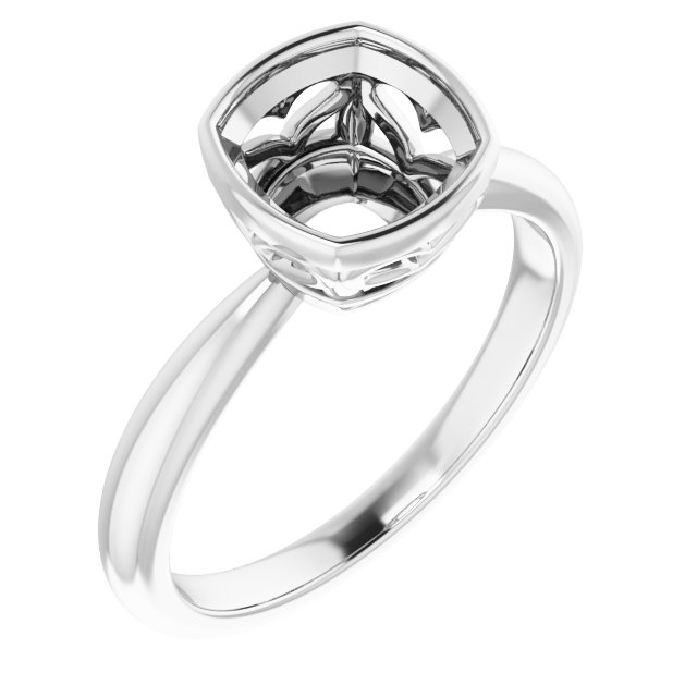 Bezel-Set Solitaire Ring