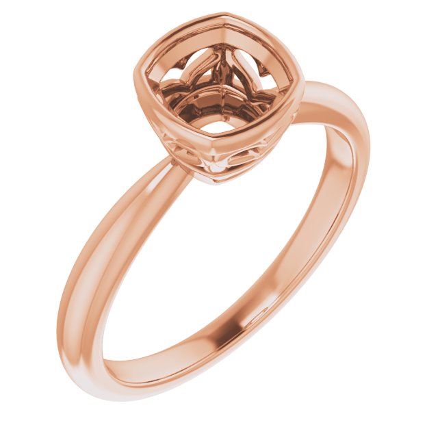 Bezel-Set Solitaire Ring