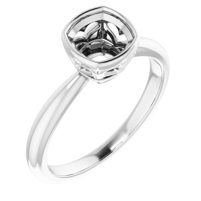 Bezel-Set Solitaire Ring