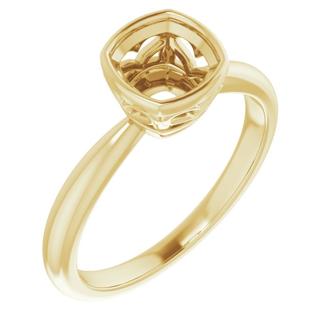 Bezel-Set Solitaire Ring