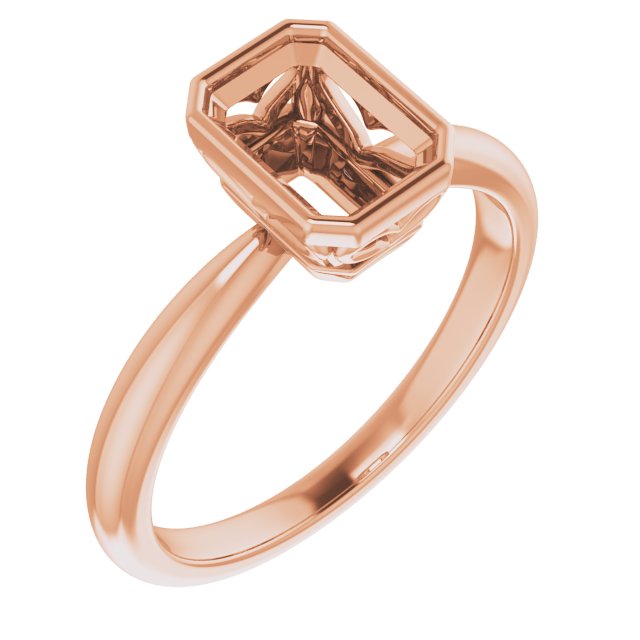 Bezel-Set Solitaire Ring