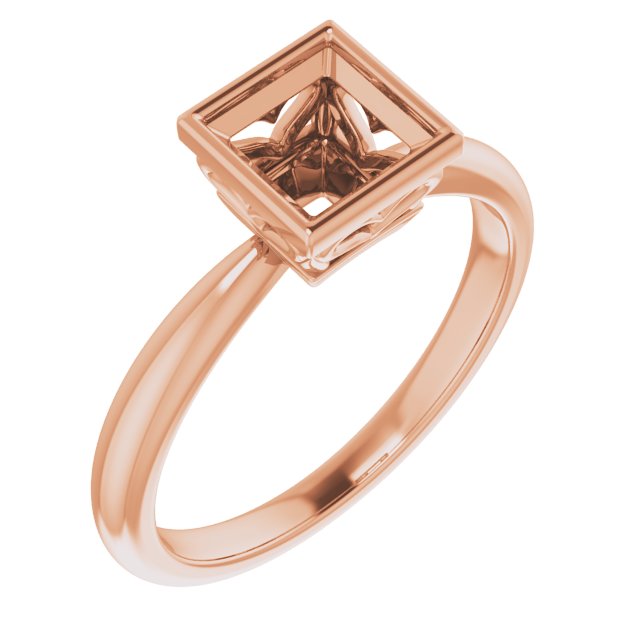 Bezel-Set Solitaire Ring