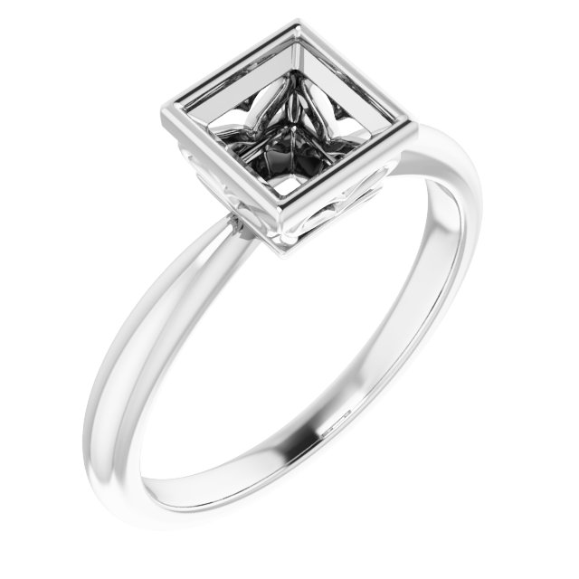 Bezel-Set Solitaire Ring