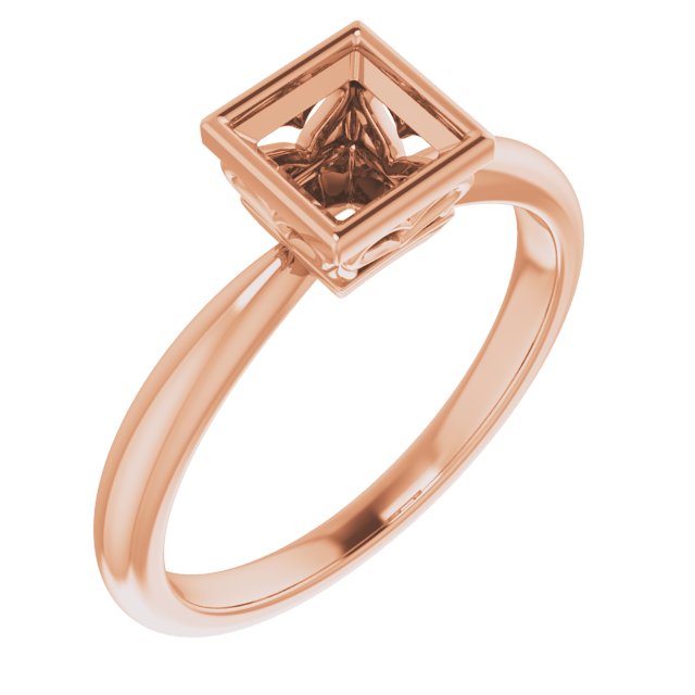 Bezel-Set Solitaire Ring