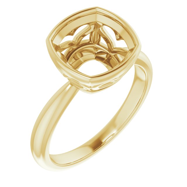 Bezel-Set Solitaire Ring