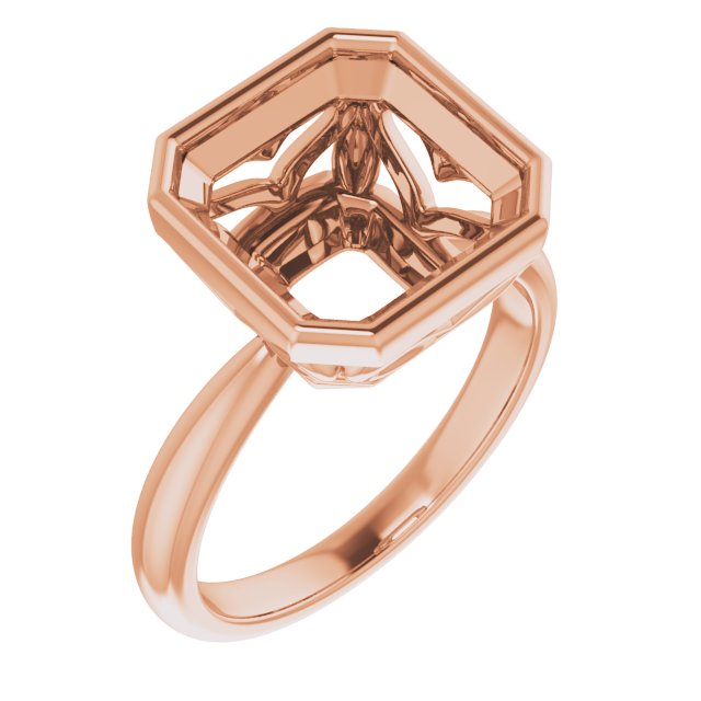 Bezel-Set Solitaire Ring
