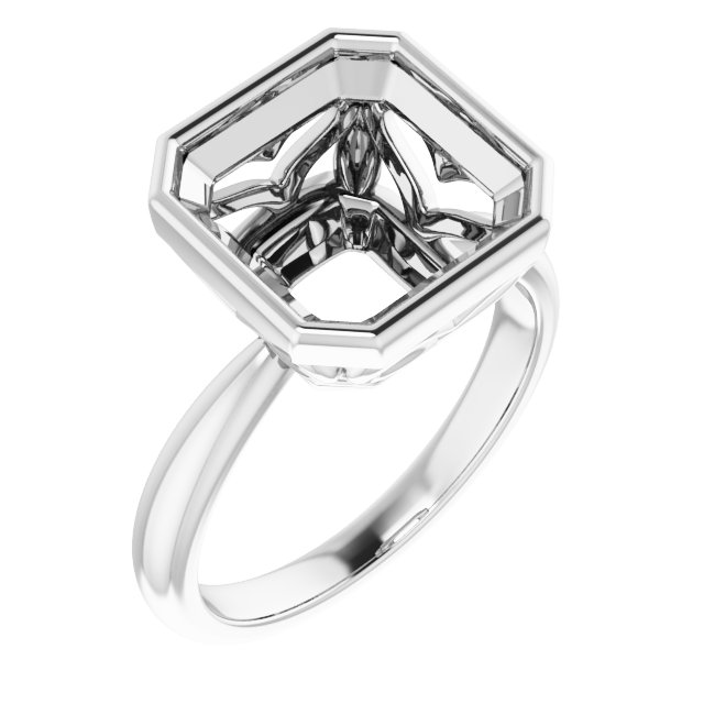 Bezel-Set Solitaire Ring