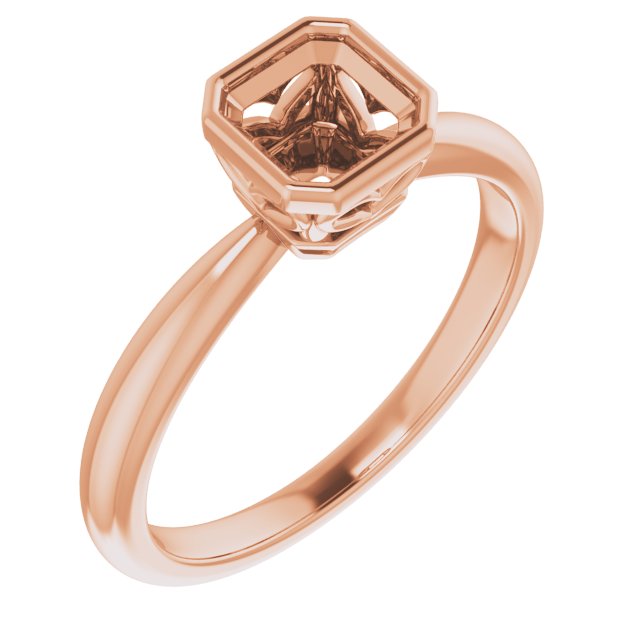Bezel-Set Solitaire Ring