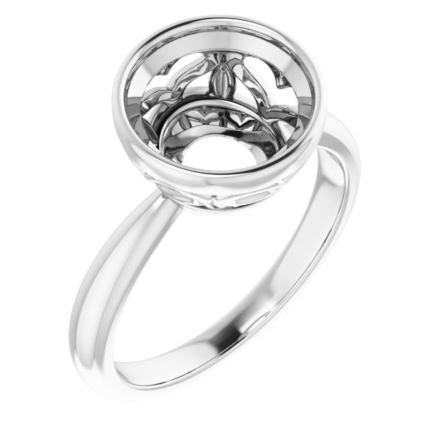 Bezel-Set Solitaire Ring