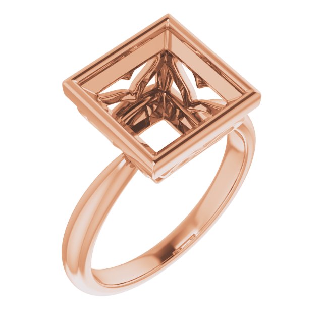 Bezel-Set Solitaire Ring