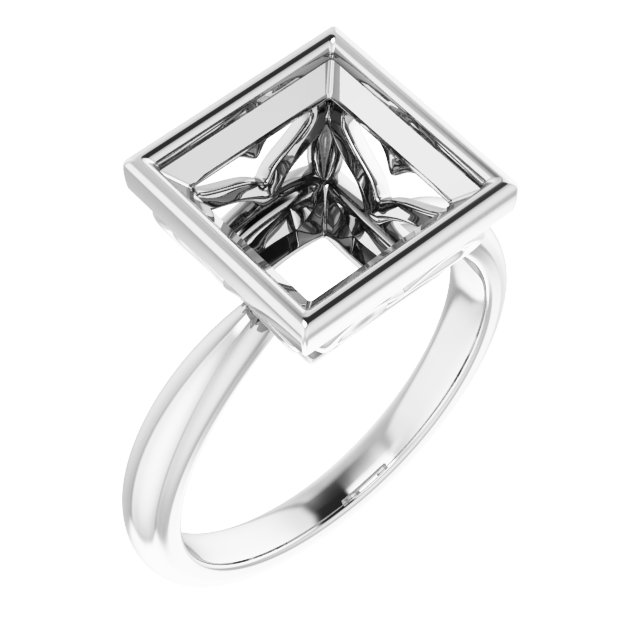 Bezel-Set Solitaire Ring