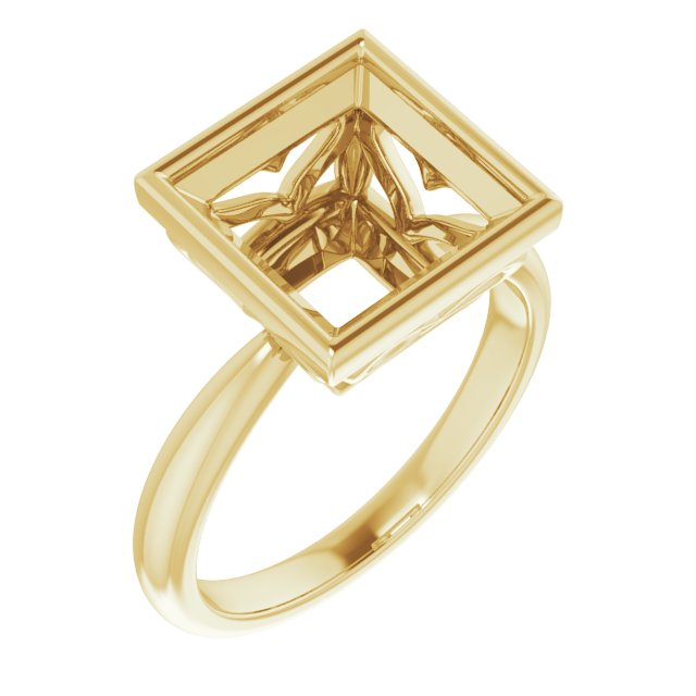 Bezel-Set Solitaire Ring