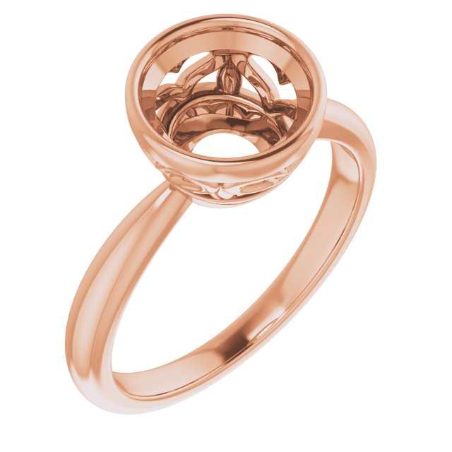 Bezel-Set Solitaire Ring