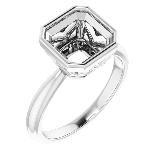 Bezel-Set Solitaire Ring