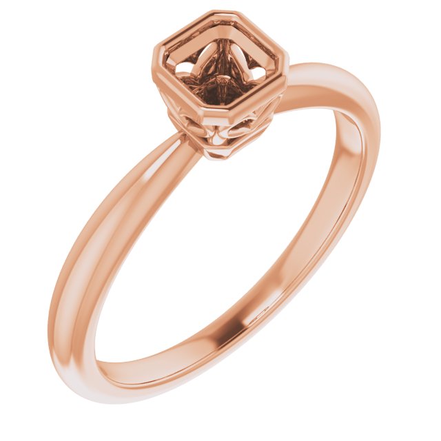 Bezel-Set Solitaire Ring