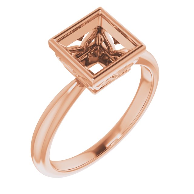 Bezel-Set Solitaire Ring