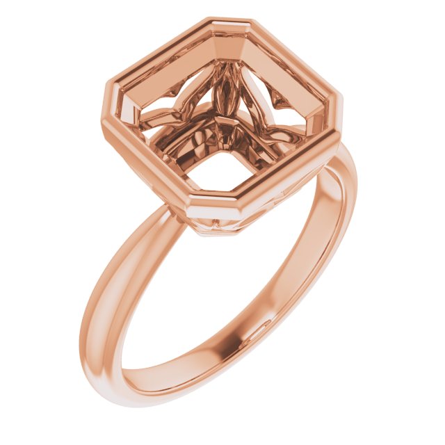 Bezel-Set Solitaire Ring