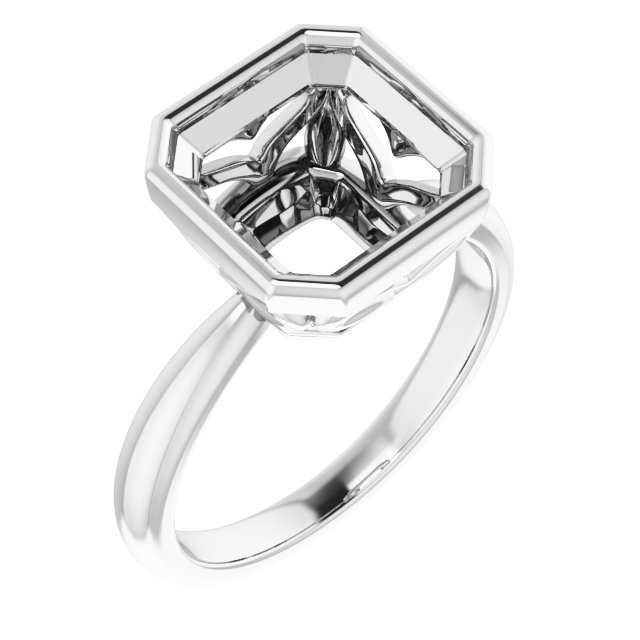 Bezel-Set Solitaire Ring