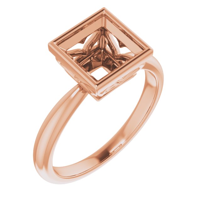 Bezel-Set Solitaire Ring