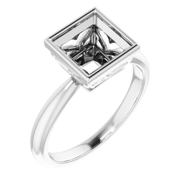 Bezel-Set Solitaire Ring