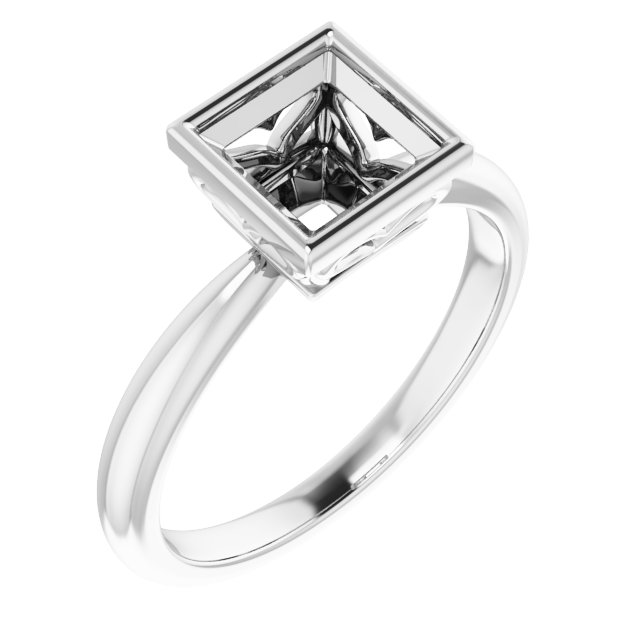Bezel-Set Solitaire Ring
