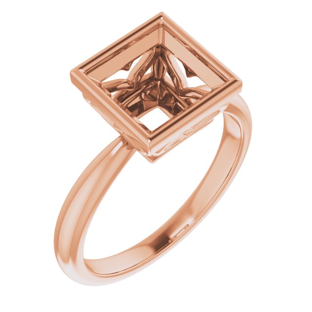 Bezel-Set Solitaire Ring